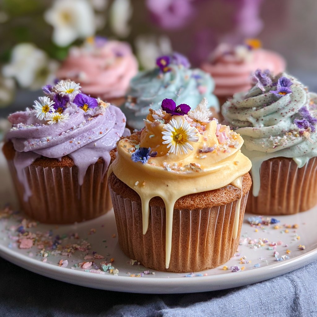 Charming Floral Cupcake Frosting Tips
