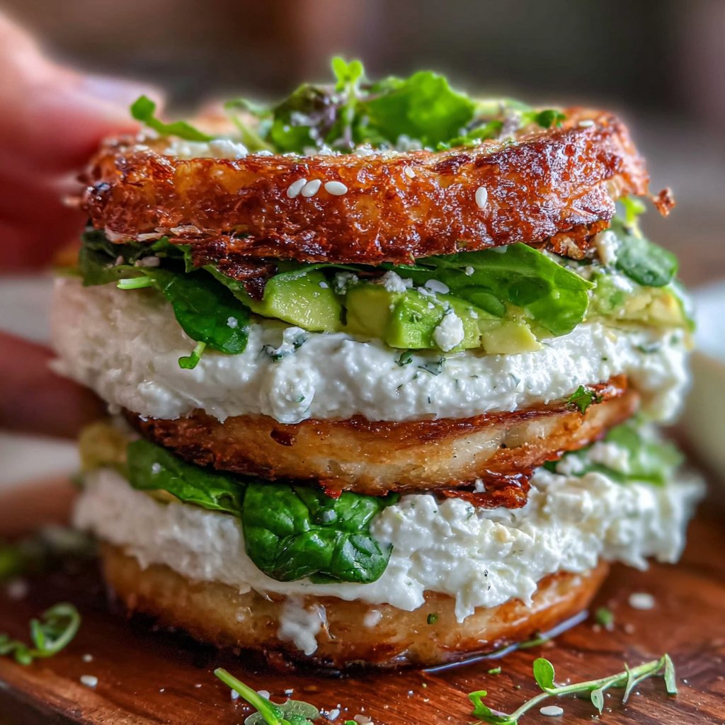 High Protein Bagel Sandwich