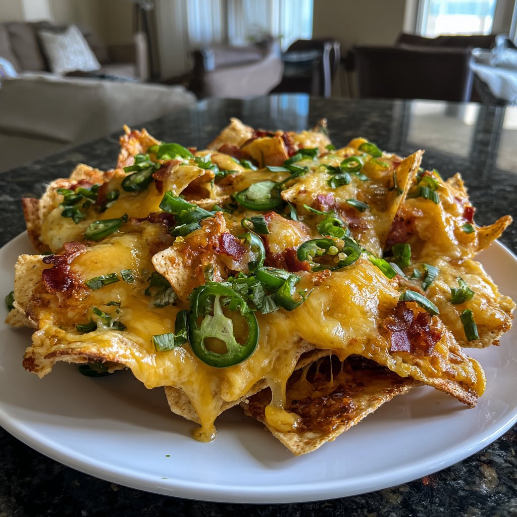 Irish Pub Nachos with Cheddar Sauce