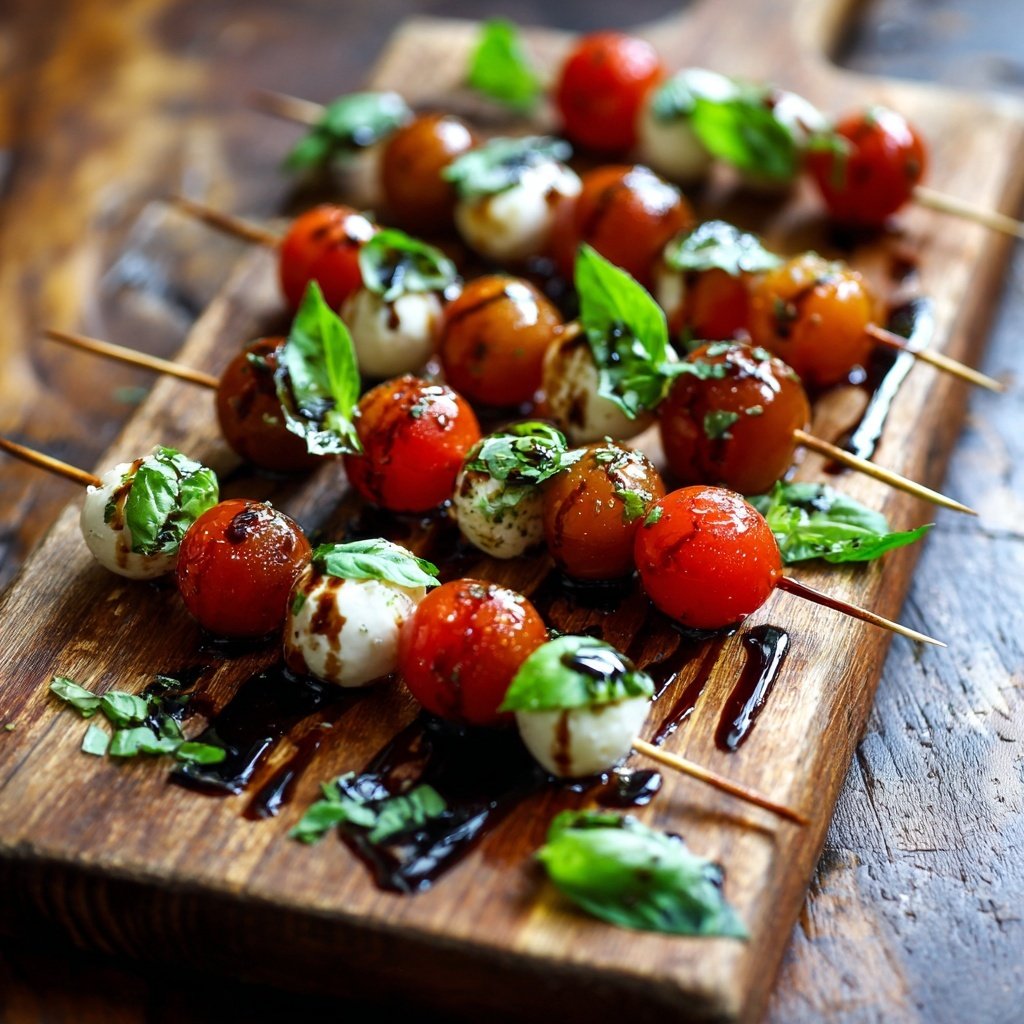 Mini Caprese Skewers