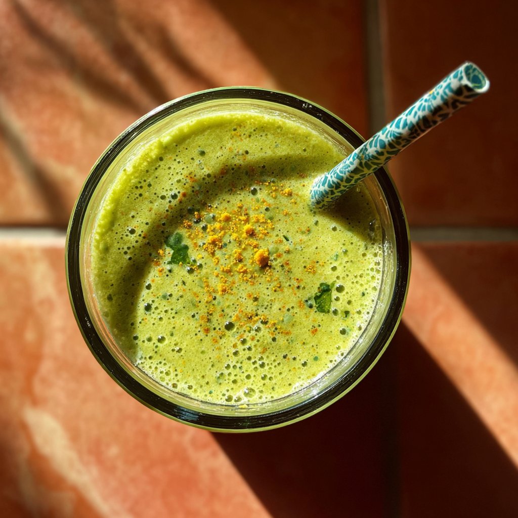 Ginger-Lemon Infused Green Smoothie