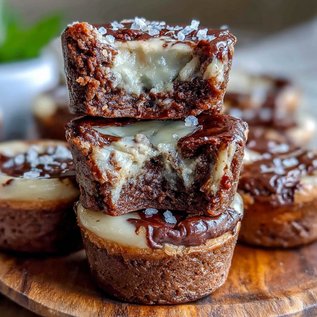 Chocolate Marble Brownie Bites