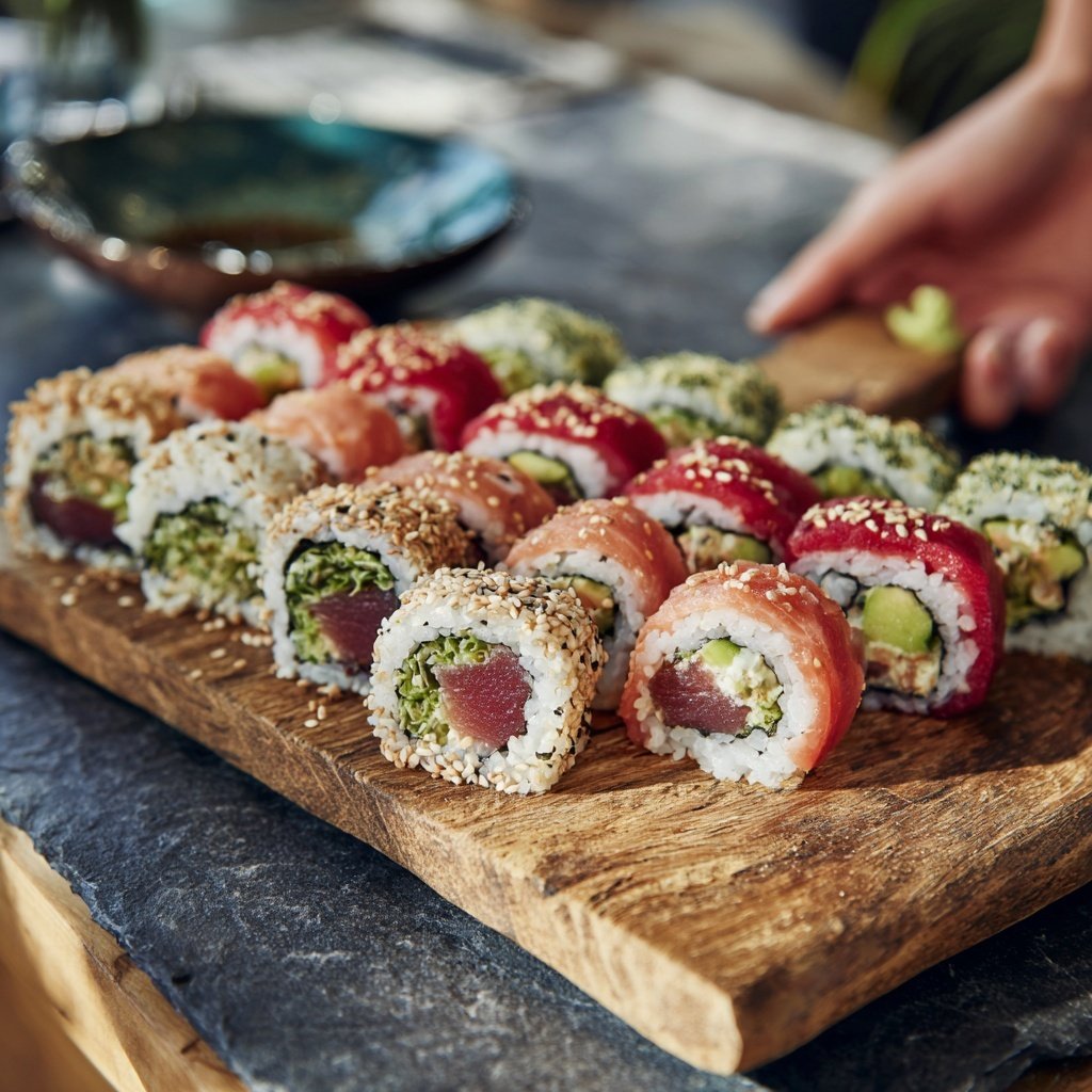 Global Japanese Sushi Rolls
