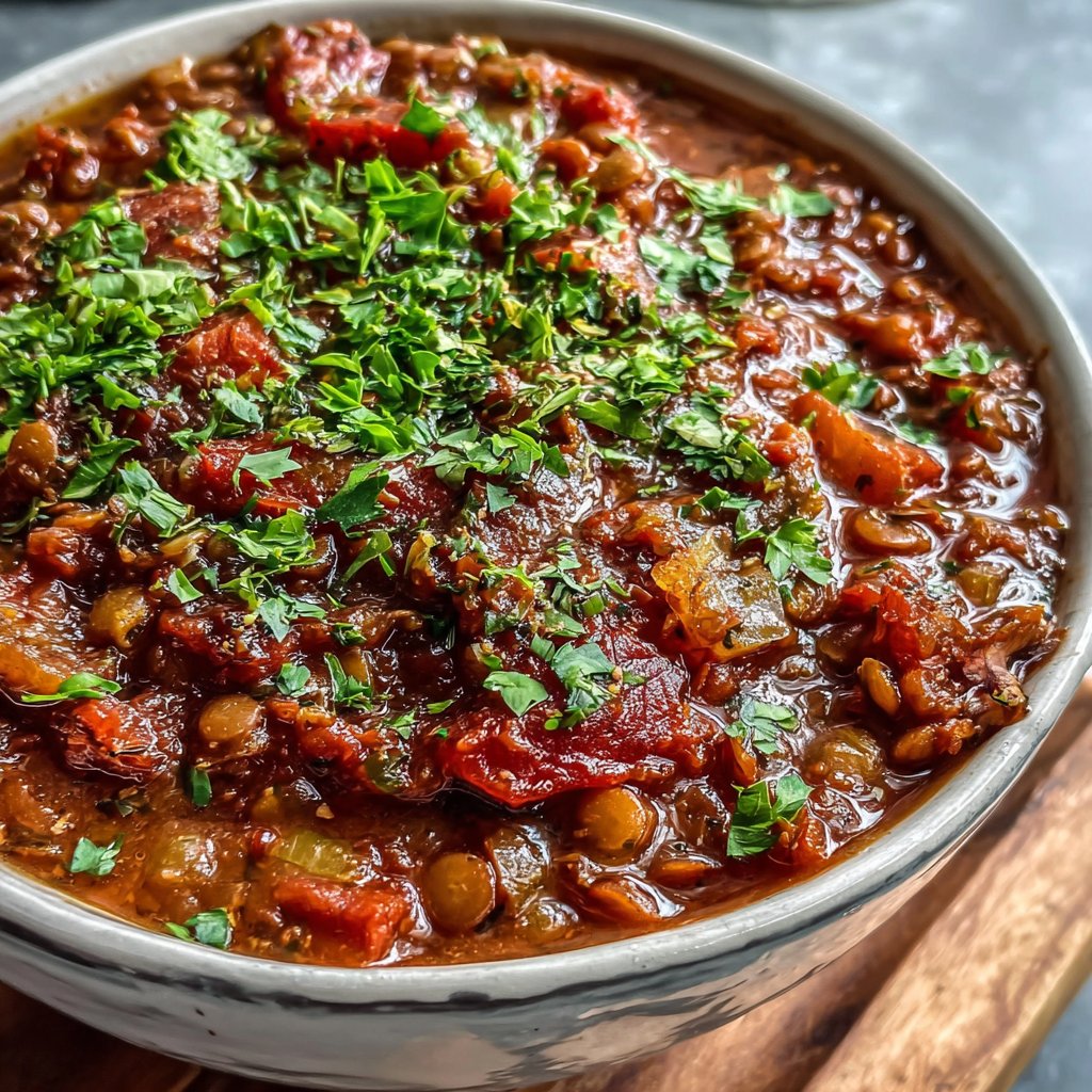Lentil Chili Protein Bowl