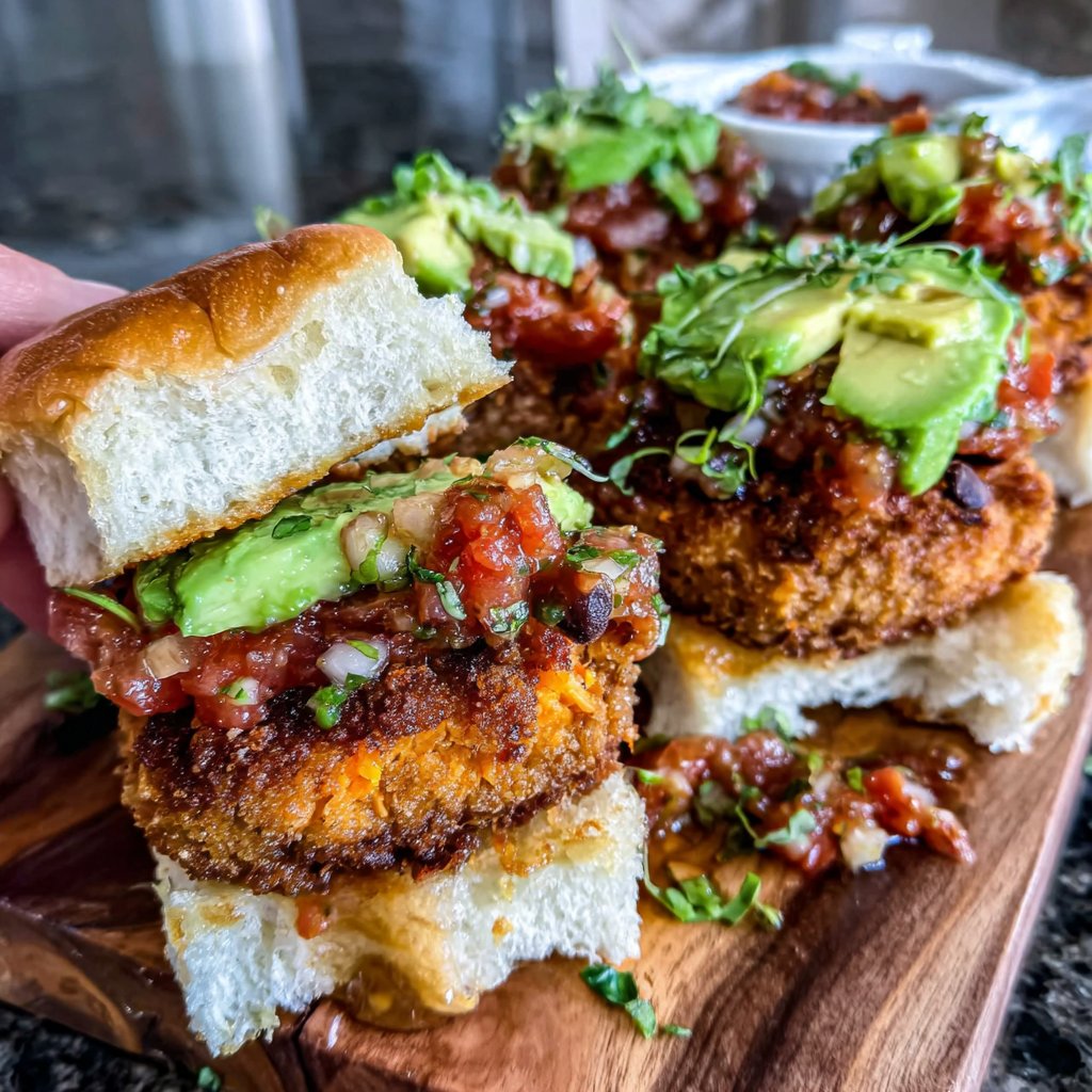 Sweet Potato & Black Bean Sliders